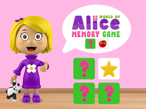 Jeu de mémoire Le Monde d'Alice