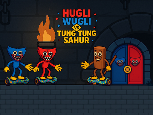Jeu Hugli Wugli contre Tung Tung Sahur