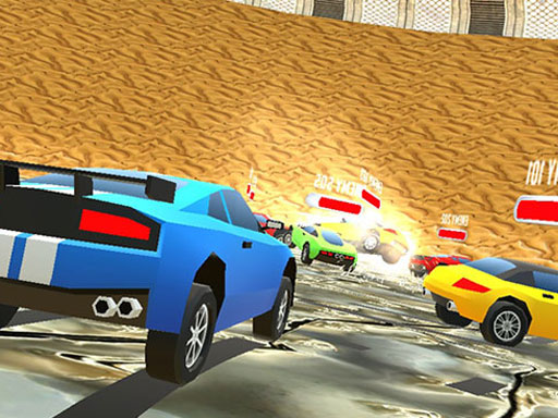 Jeu de voitures Smash Low Poly