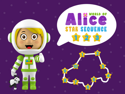Jeu de séquence d'étoiles World Of Alice