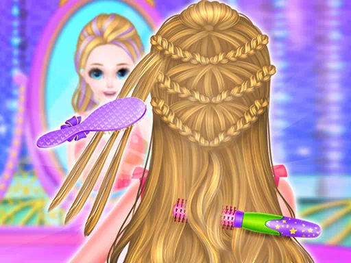 Jeu de salon de coiffure et de spa de princesse