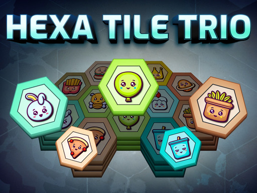 Jeu de trio de tuiles hexagonales