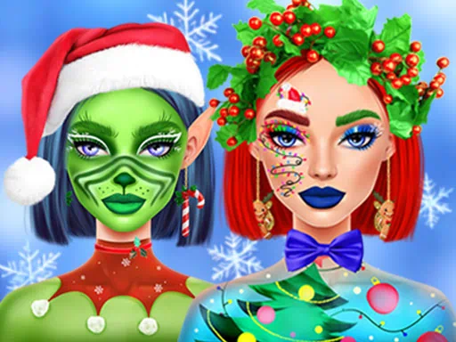 Jeu de maquillage de Noël Ellie