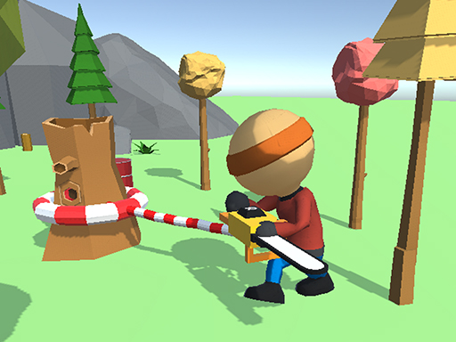 Jeu de coupeur de bois