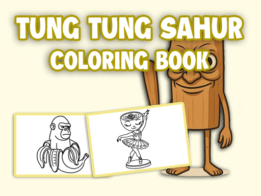 Jeu de livre de coloriage Tung Tung Sahur