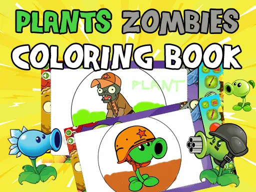 Jeu de coloriage Plantes contre Zombies