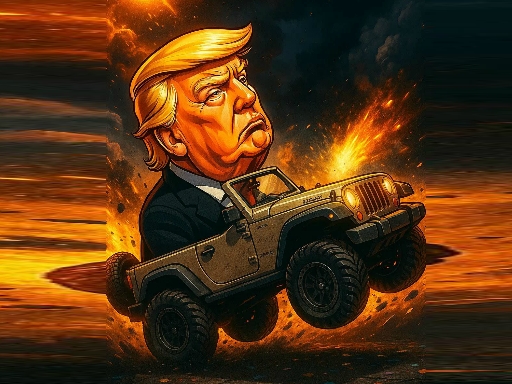 Jeu de défi Trump Wheelie