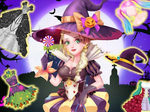 Jeu de boutique Princesse Halloween