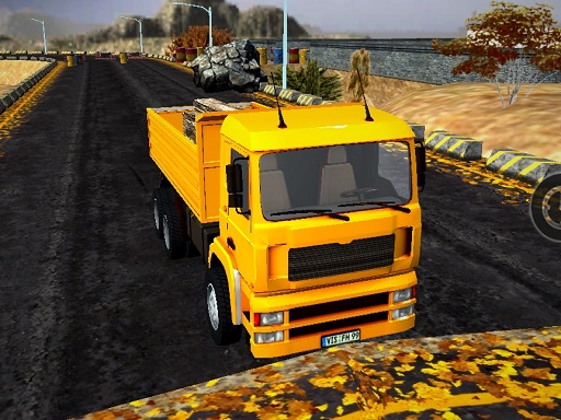Jeu de simulation de transport de camions à longue remorque image de couverture