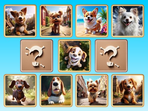 Jeu de découvertes Doggie Duo