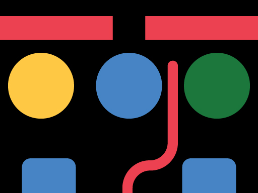 Jeu de couleurs de vers