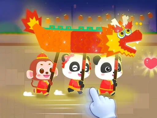 Jeu d'artisanat du festival chinois du Petit Panda