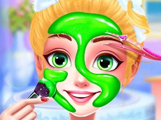 Jeu de maquillage de princesse arc-en-ciel 2