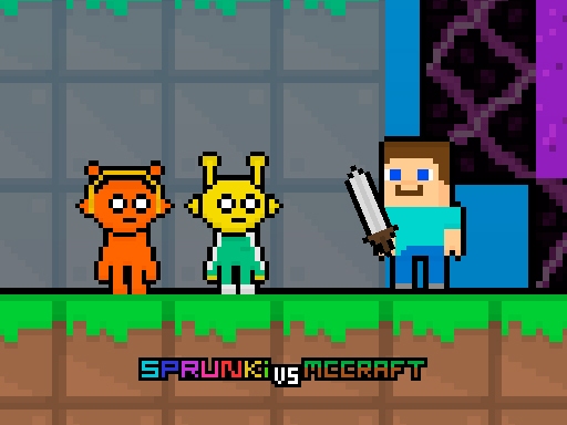 Jeu Sprunki contre Mccraft