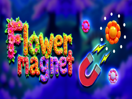 Jeu d'aimant à fleurs