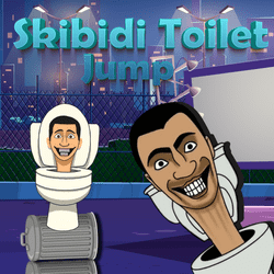 Jeu de défi de saut aux toilettes Skibidi