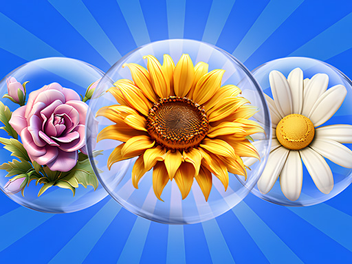 Jeu de dés et de puzzle Fleurs !