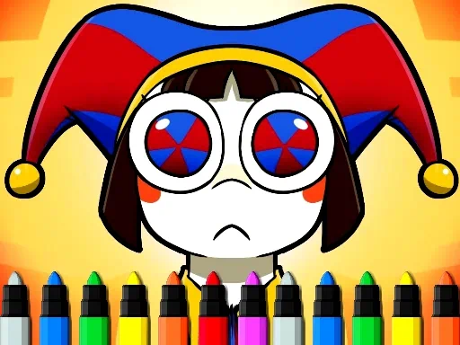 Jeu d'aventure et de coloriage de cirque numérique