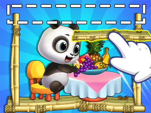 Jeu de cabane dans les arbres Panda Lu
