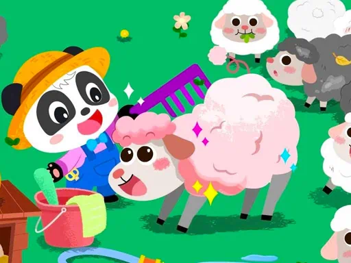 Jeu de ferme d'animaux Bébé Panda