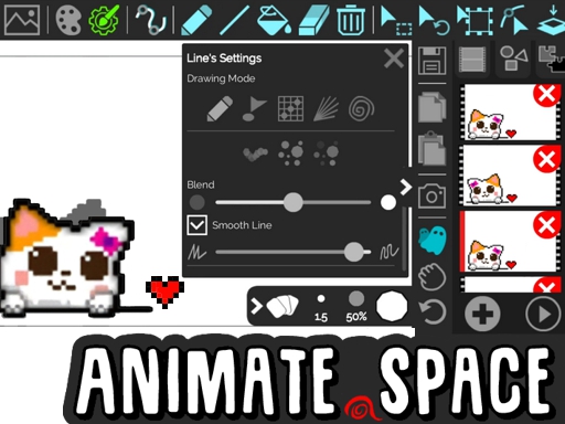 Animate.space : Créez des GIF animés ! Jeu image de couverture