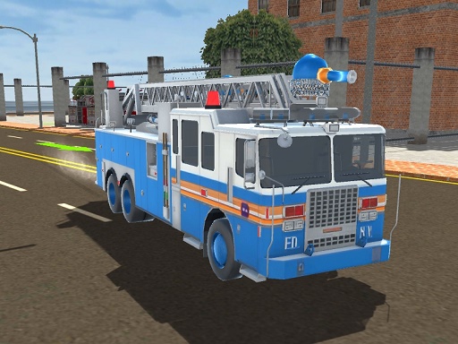 Jeu de simulation de conduite de camion de pompiers 2024 image de couverture