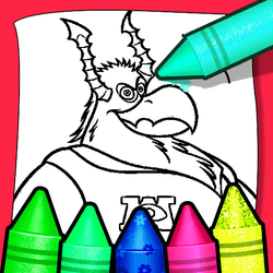 Jeu de coloriage de garçon animé