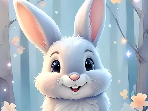 Jeu de coloriage de lapin de Pâques