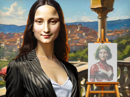 Jeu d'expérimentation de mode Mona Lisa