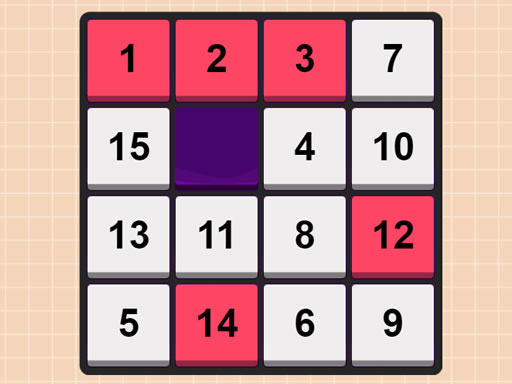 Jeu de puzzle de nombres en blocs