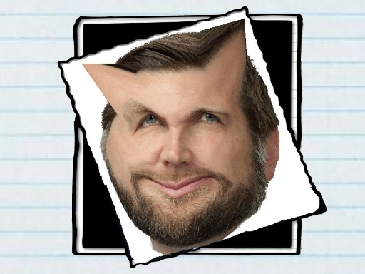 Jeu de visage drôle de JD Vance