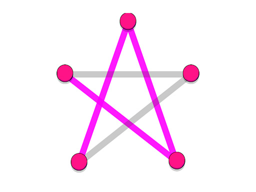 Jeu de lignes à points