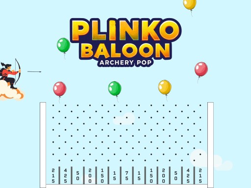 Jeu de tir à l'arc Plinko Ballon Pop