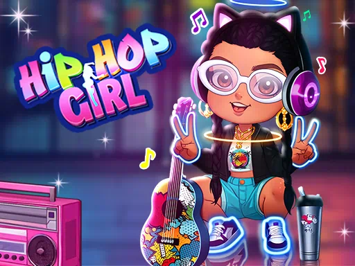 Jeu de fille hip-hop stylée
