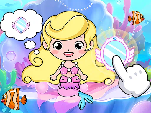 Jeu de château d'avatar de princesse sirène