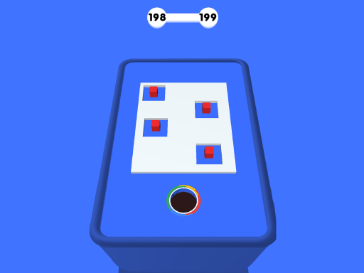 Jeu de blocs de couleurs 3D