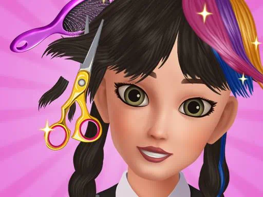 Salon de coiffure : jeu de salon de beauté